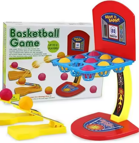 [Funny] Colorful Marbles Basketball Shooting Game Parent-Child fun interactive Games Toys Cultivate child's sports ability gift
