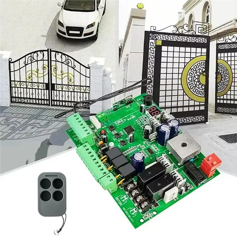 Panel sterowania B14C do automatycznego otwierania bram dwuskrzydłowych DC 24V, płytka PCB, inteligentny system centralnego sterowania.