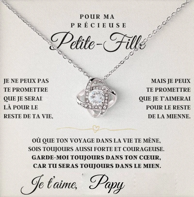 الفرنسية إلى حفيدي هدايا من بابي مامي هدية الكريسماس الجدة الفتيات الحب عقدة قلادة 2025 جديد دروبشيبينغ #5