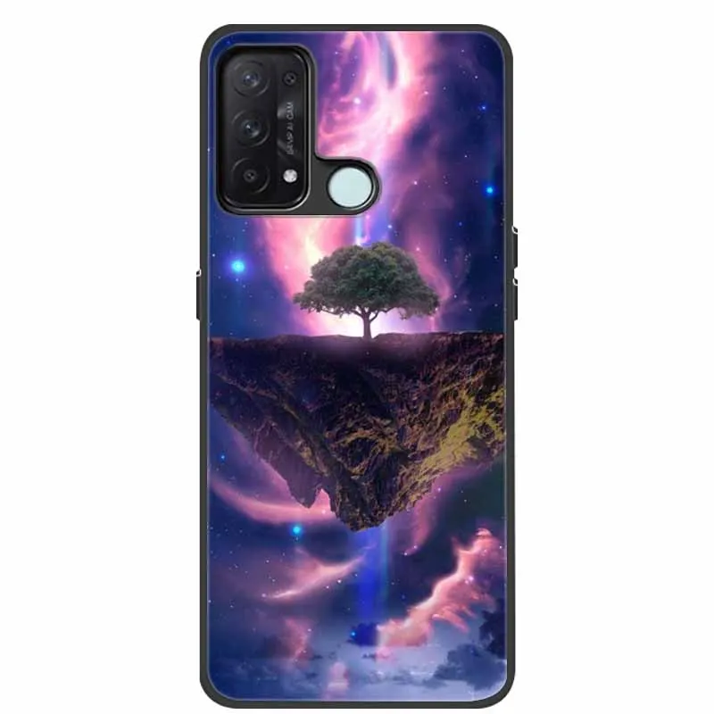 For Oppo Reno 5A 5G Case Lovely TPU Soft Silicone Phone Covers for Oppo Reno5A Reno5 A 5A Protect Shells Bumpers Painted Capas