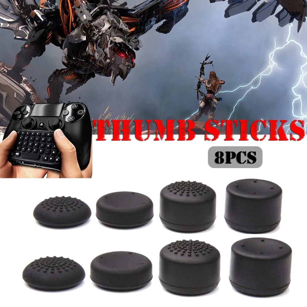 

8 PCS for Playstation3 Video Games Controller Heighten Mushroom Headed Thumb Stick for PS4 for Xbox for X360