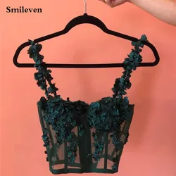 Smileven 3D Flowers Sweetheart Corset Shapewear For Formal Evening Dress Prom Dresses Elegant  Evening Party Gowns 2022