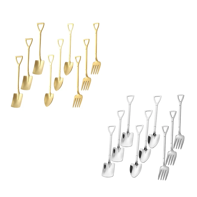 스테인리스 스틸 삽 스푼, 차 스푼, 커피 스푼, 아이스크림 디저트 스푼, 식기 나이프 포크 스푼, 21 개