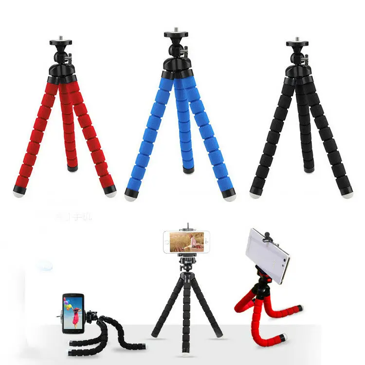 Portable Flexible Tripod Octopus Stand Gorilla Pod Mount For Gopro Hero 7 6 5 4 3 Action Camera DSLR Phone Stand