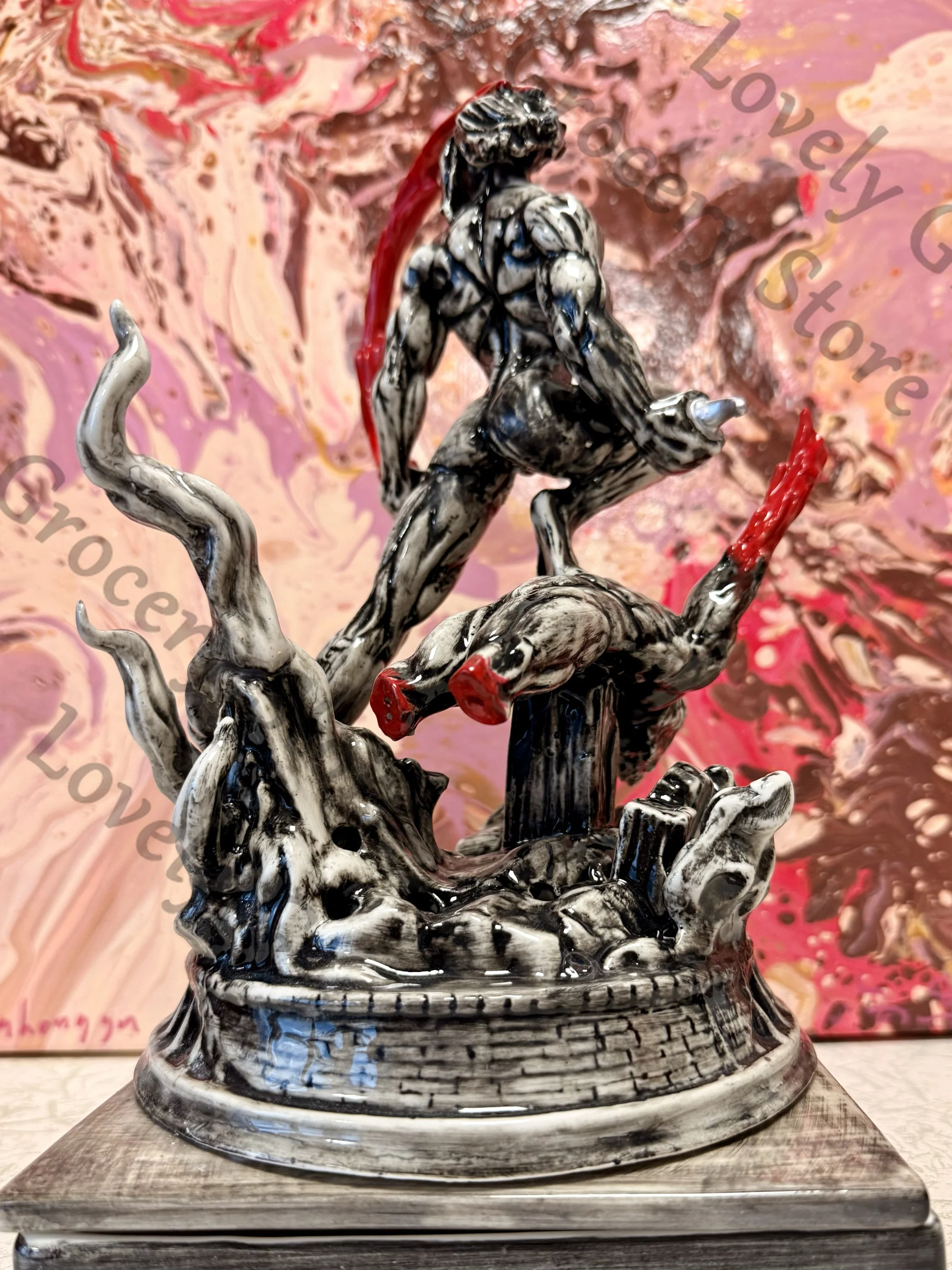 أنيمي هجوم على تيتان إرين جايجر Shingeki No Kyojin تأثيري السيراميك مبخرة مبخرة أرقام نموذج الباستيل الشعلات هدية #5