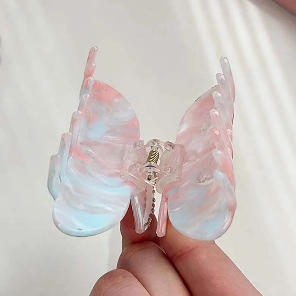 

Радужные стразы, инкрустация, коготь для волос, цветок, корейский стиль, женский зажим в виде акулы, элегантный водонепроницаемый акриловый коготь для волос, путешествия