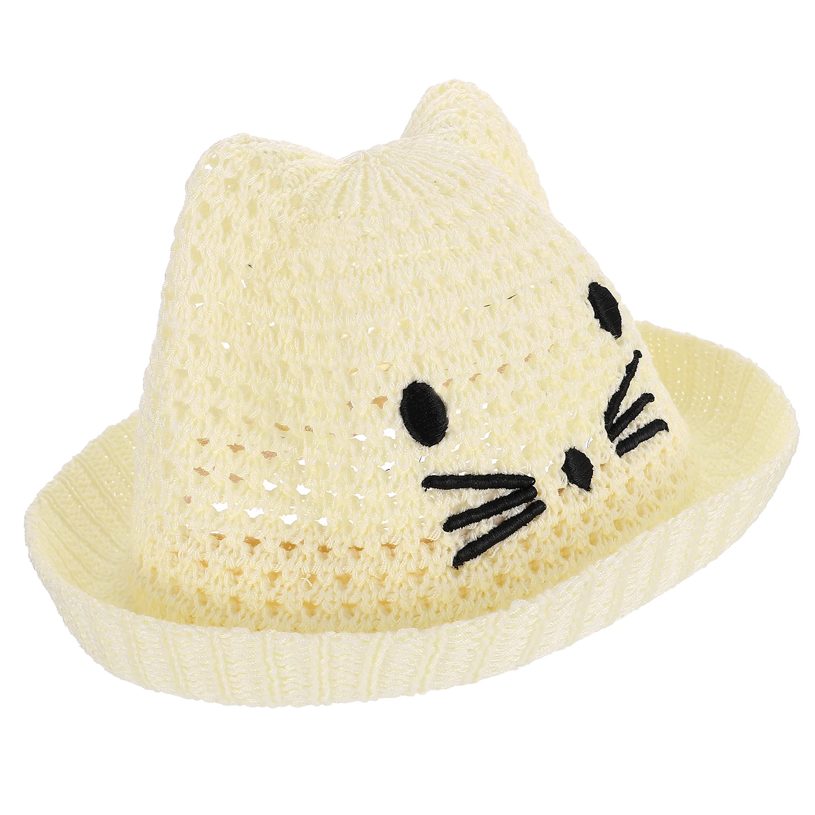 

Children Straw Bucket Hats Kids Sun Hat Summer Beach Grey Custom Protection Breathable Design Travel Outdoor Activities