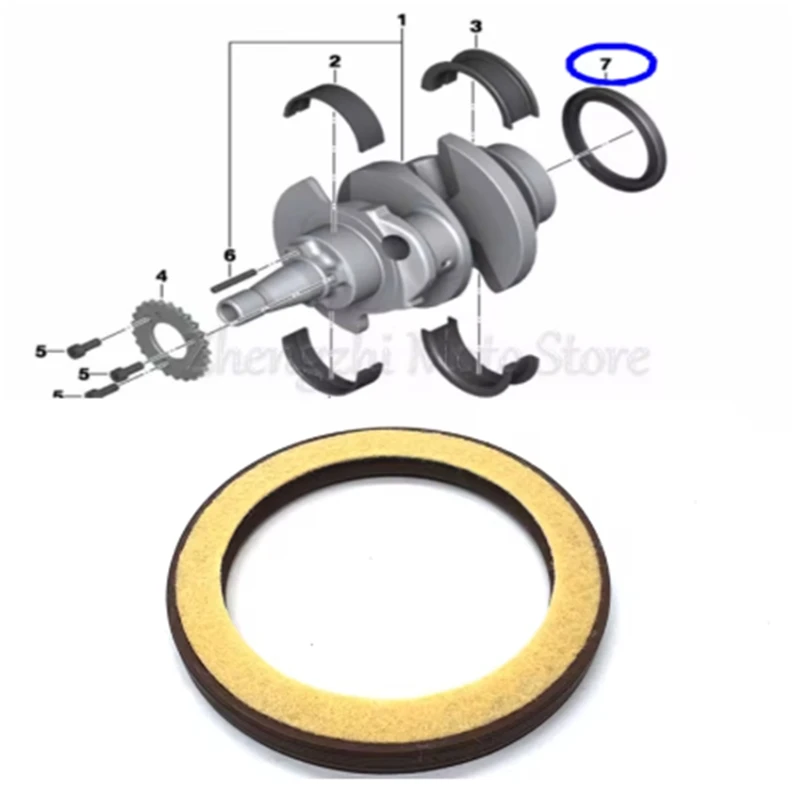 

Crankshaft oil seal For BMW K25 K26 K27 K28 K29 K21 K22 K23 K32 K33 KR1 KR3 OEM:11118551418
