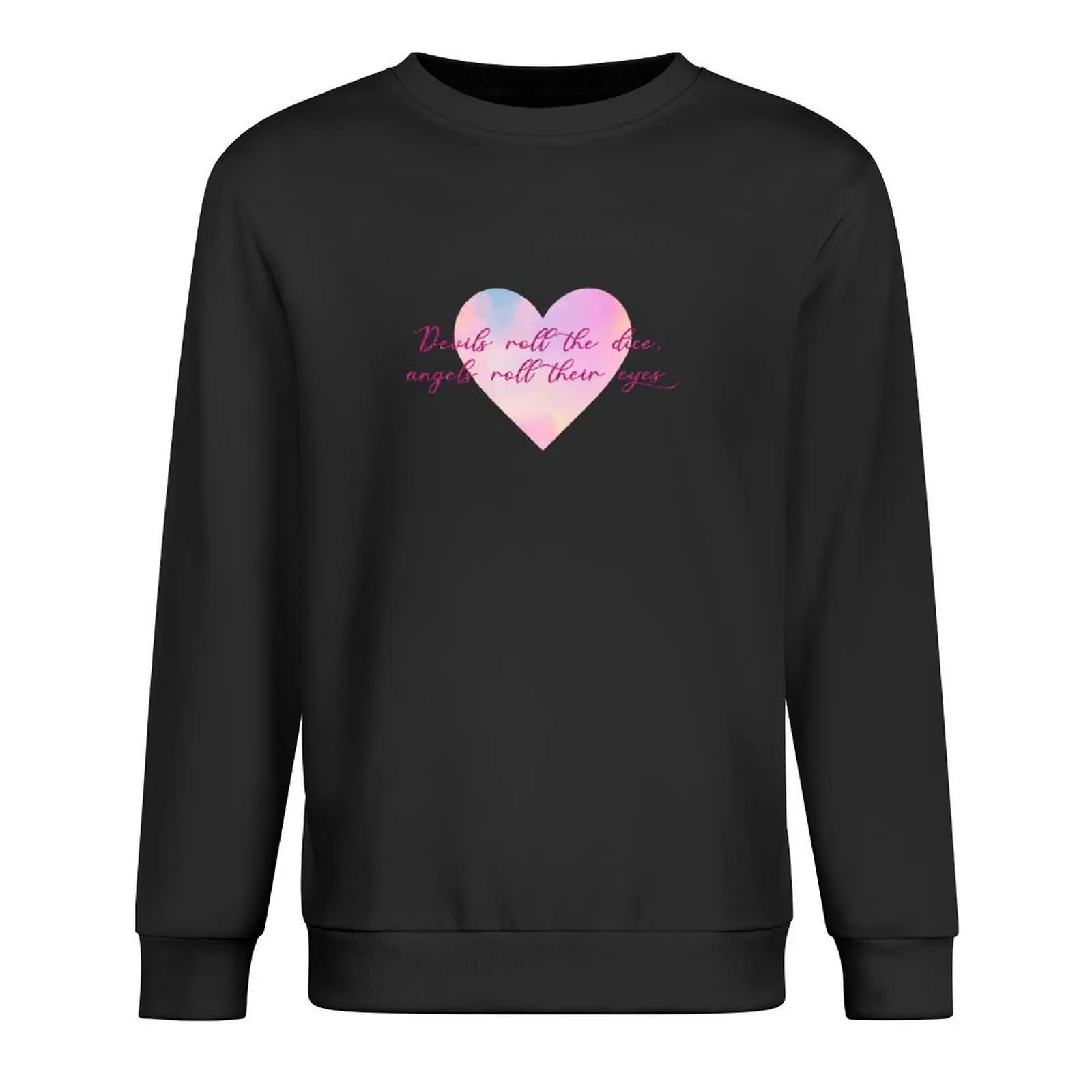 

Devils roll the dice Pullover mens clothing korean style clothes anime clothing fashion men sweatshirts for men