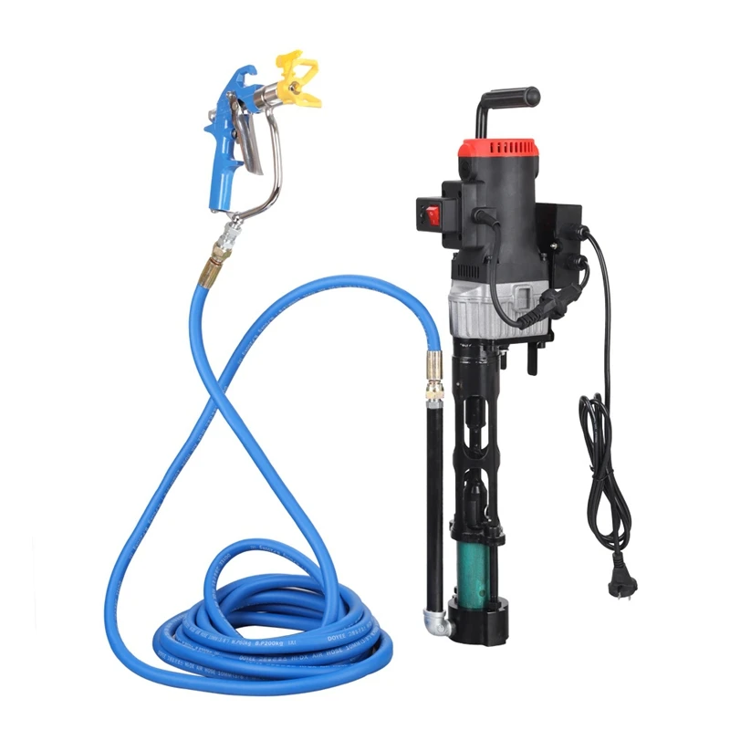 Portable electric high-pressure waterproof coating, cement slurry, latex paint, and paint spray machine for putty powder