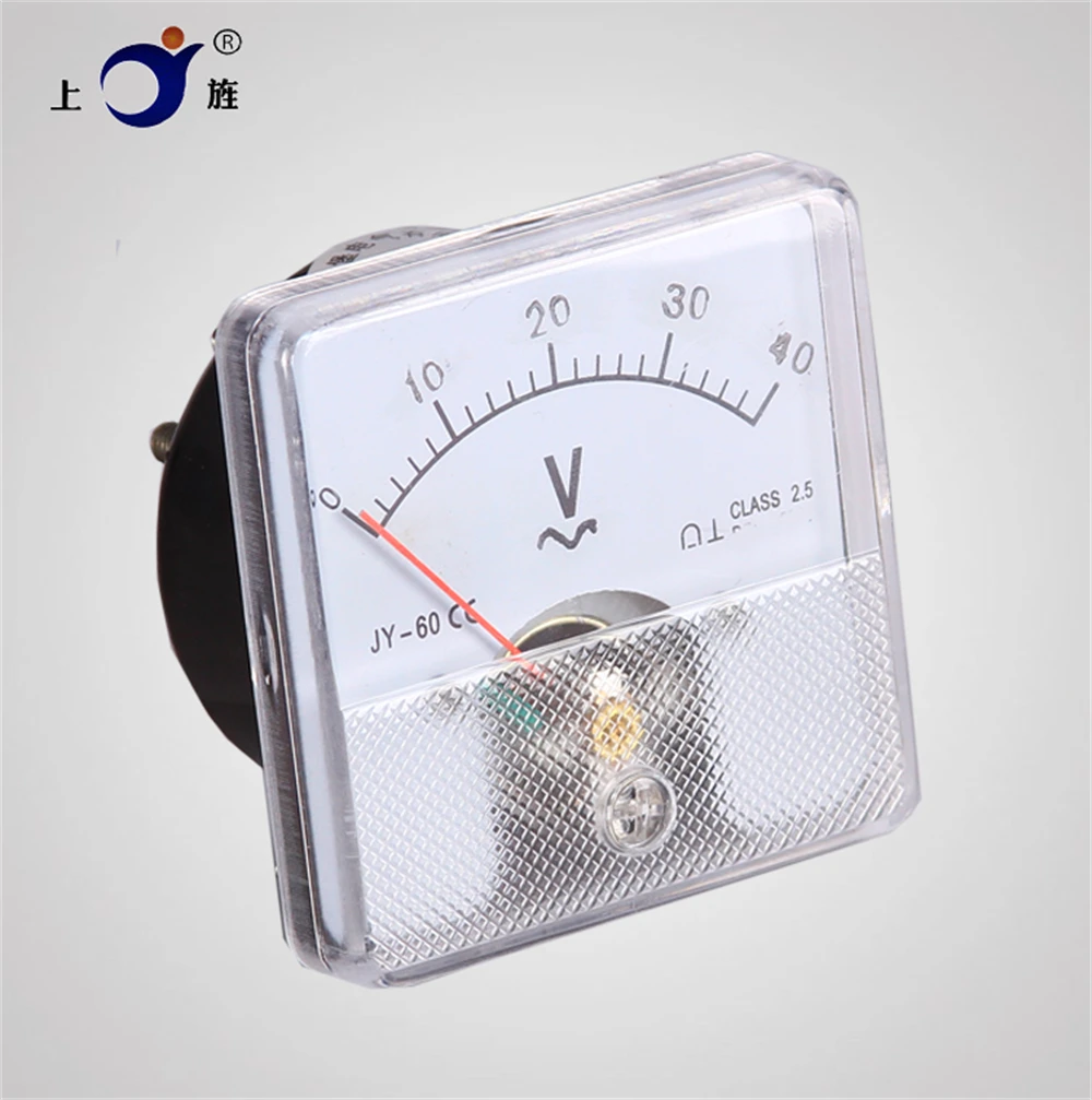1Pcs DH-60 AC pointer pressure measuring instrument Voltmeter 1V 3V 5V 10V 20V 30V 40V 50V 75V 100V 150V 200V CZ-60 JY-60 SJ-60