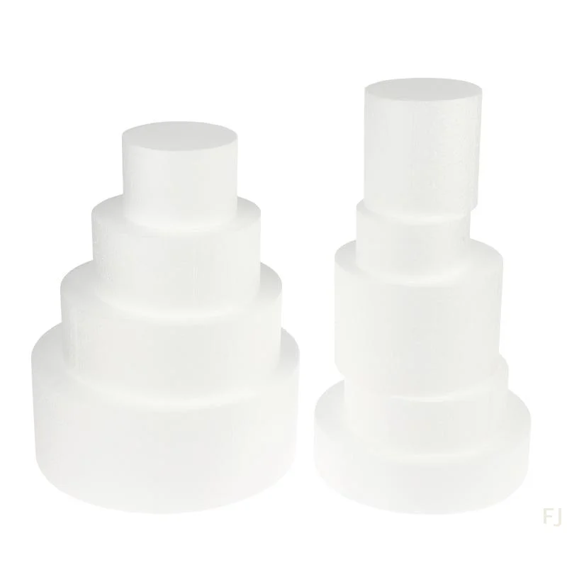 

Формы для тортов из пенопласта [YU] 4/6/8/10 дюймов, декоративные цветы из пенопласта, муляжи тортов для практики, модели для сахарной арт-моделировки, легкие, для DIY декораций