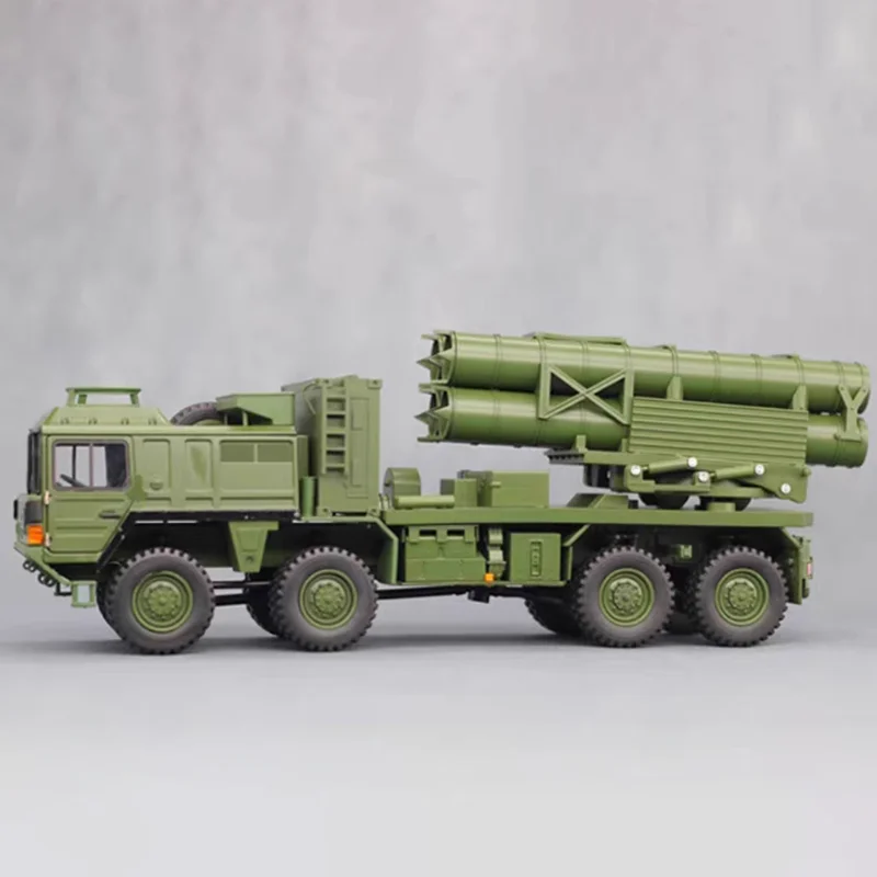 1:32 Scale Tactical Truck Missile Transport Launch Vehicle Alloy Finished Model Simulation Static Collectible Toy Gift Souvenir