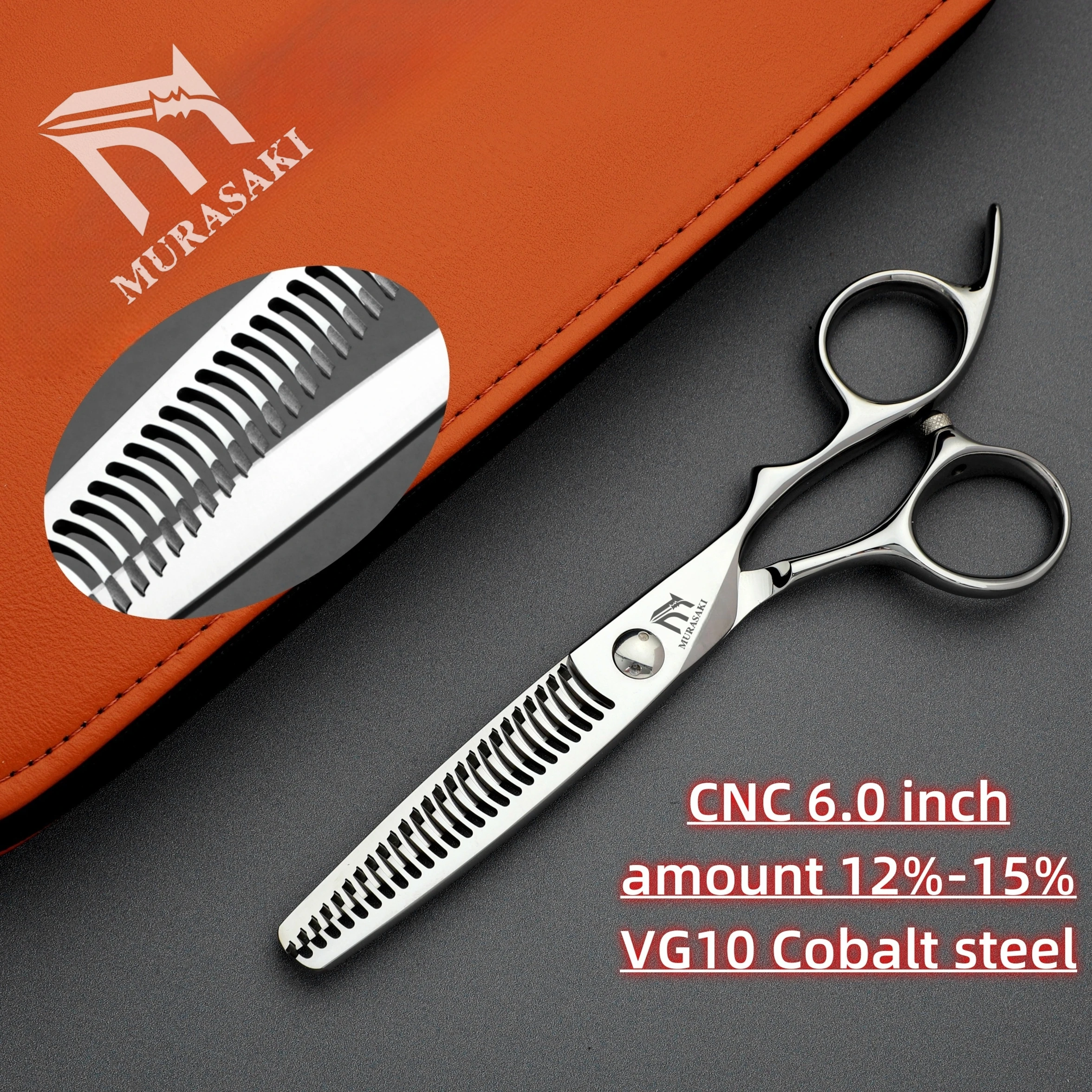 Professionelle CNC-Friseurscheren, erstklassiges Friseurzubehör, 6,1 und 6,8 Zoll VG10-Stahl, hochwertige Haarschneidewerkzeuge – Detail 6