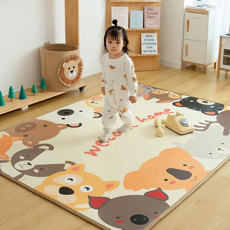 Graphene carbon crystal floor heating mat Children's cartoon electric heating floor Heating carpet Geothermal mat