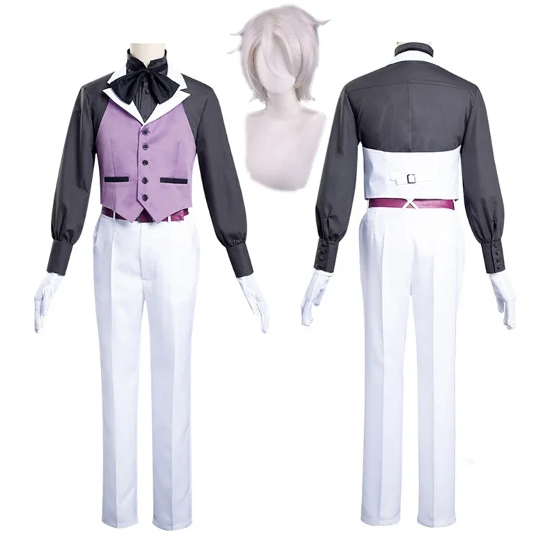 Anime The Case Study of Vanitas Noe Archiviste Cosplay Costume Outfit Halloween Carnival Suit