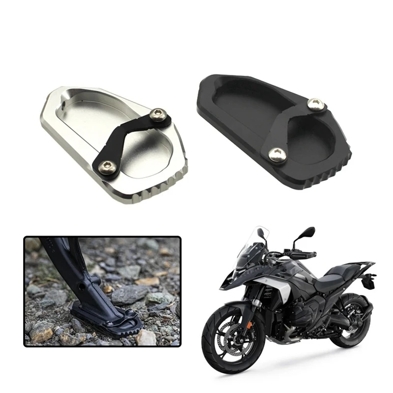

M0t-rMotorcycle Kickstand Foot Side Stand Extension Pad Support Plate for BMW R1300GS ADV Adventure GS1300 2023-2024