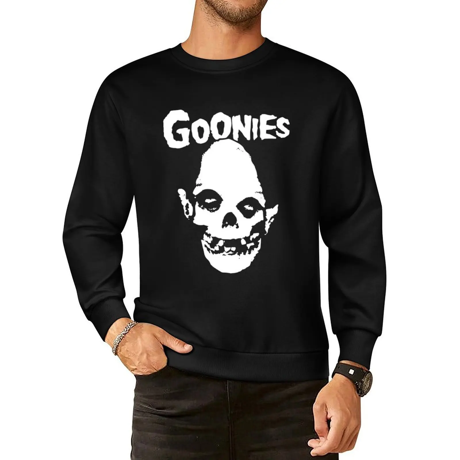 

Goonies Misfits футболка с черепом забавная рубашка из фильма 80-х годов футболка в стиле панк мужская женская детская рок-шорр пуловер с капюшоном