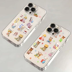 Clmj Vintage Bear Animals Luxury Phone Case For Samsung S24 S23 S22 S21 S20 S10 FE Note20 Note10 Plus Ultra Lite 5G Clear Cover