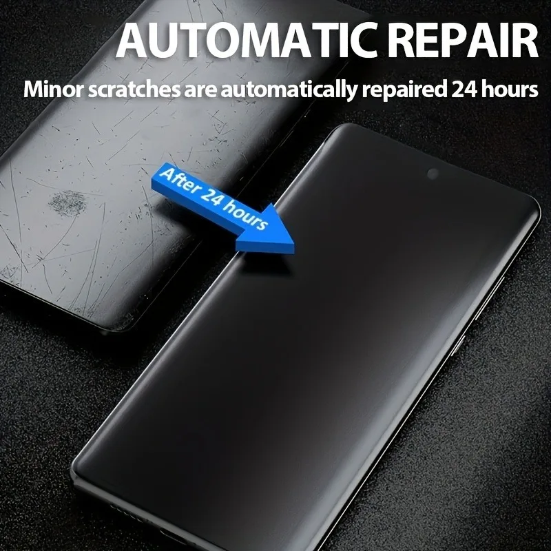4 Piezas Película de Hidrogel para Samsung Galaxy S25 S24 Ultra S23 S22 S21 S20 Ultra FE Cobertura Completa Película de Poliuretano Termoplástico 2