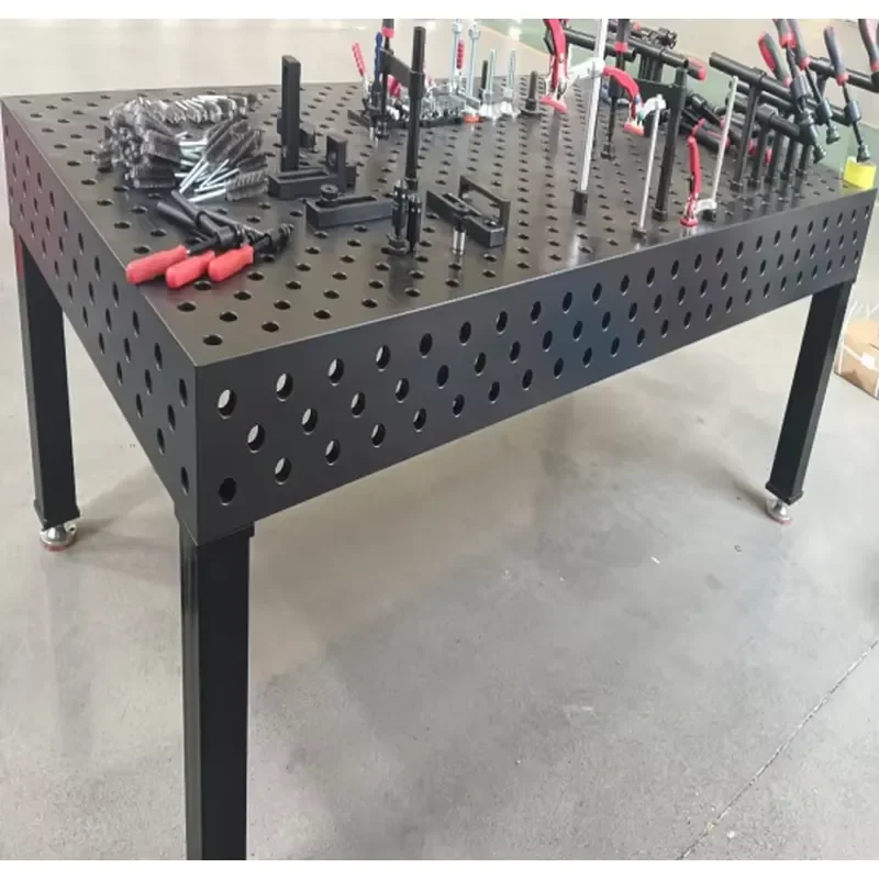

China OEM Steel Construction Adjustable Feet & Engraving Service Durable Nitrided Surface 3D Welding Platform