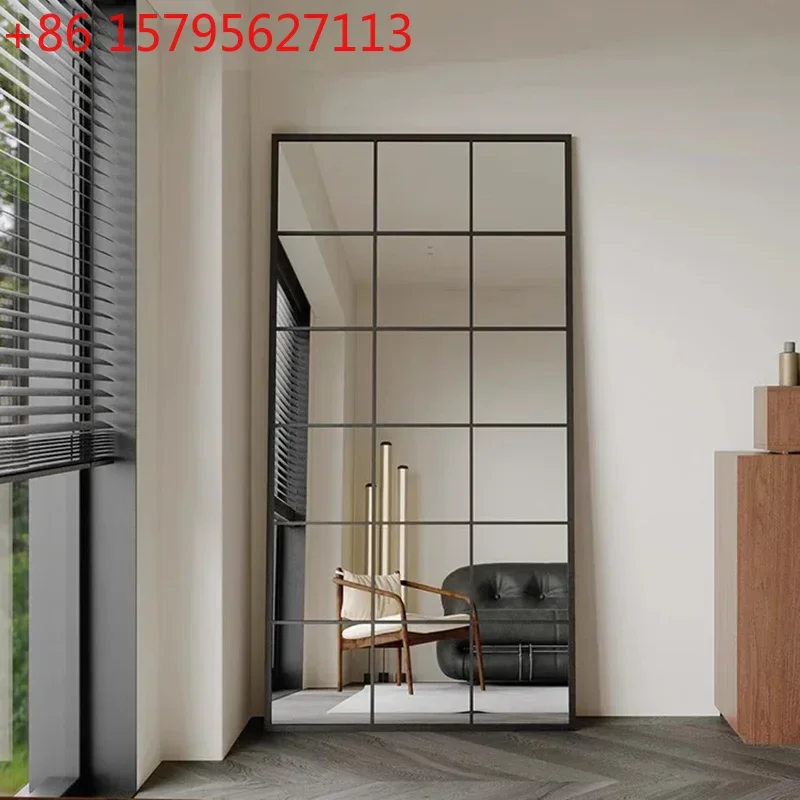 Espejo de pared moderno de cuerpo entero para sala de estar, espejo de pie artístico para niñas, espejo de ducha con diseño de estrella, espejo de maquillaje nórdico de lujo, productos para el hogar.