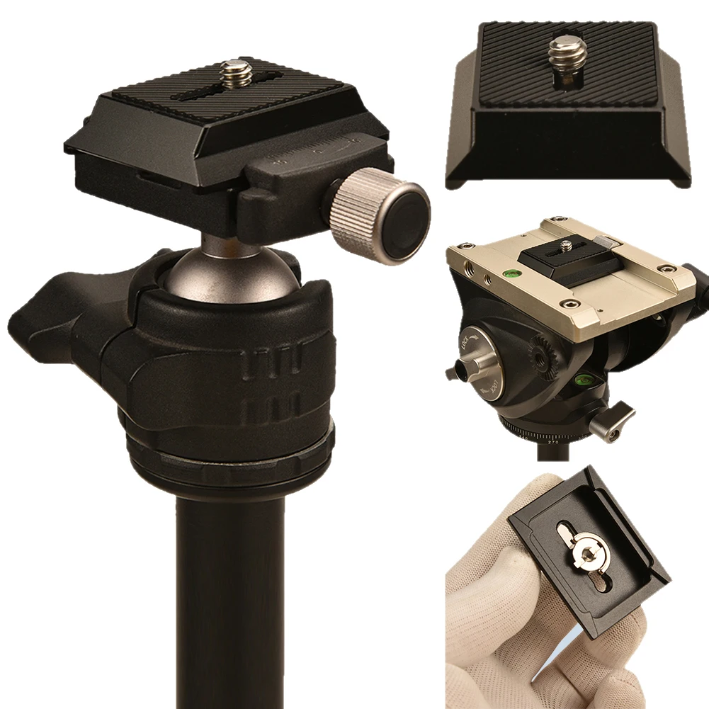 

Quick Release Plate for Arca Manfrotto Dual Use Tripod Mount Plate for Camera Tripod Ballhead for DJI RS2/RSC2/RS3 Stabilizer