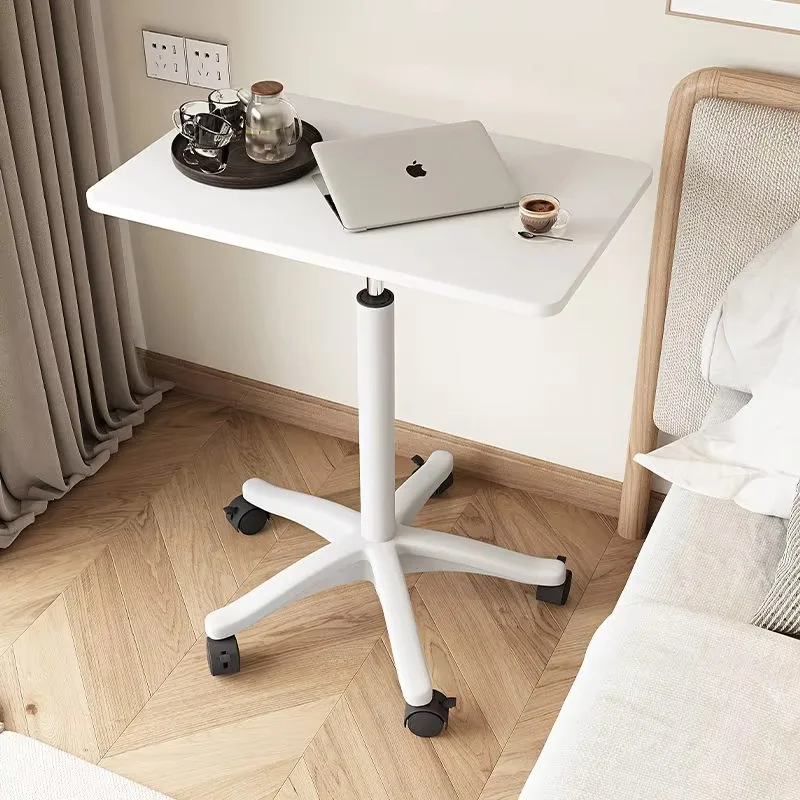 

Adjustable Height Movable Lift Standing Laptop Table Foldable Bedside Table for Student Dormitory or Home Use