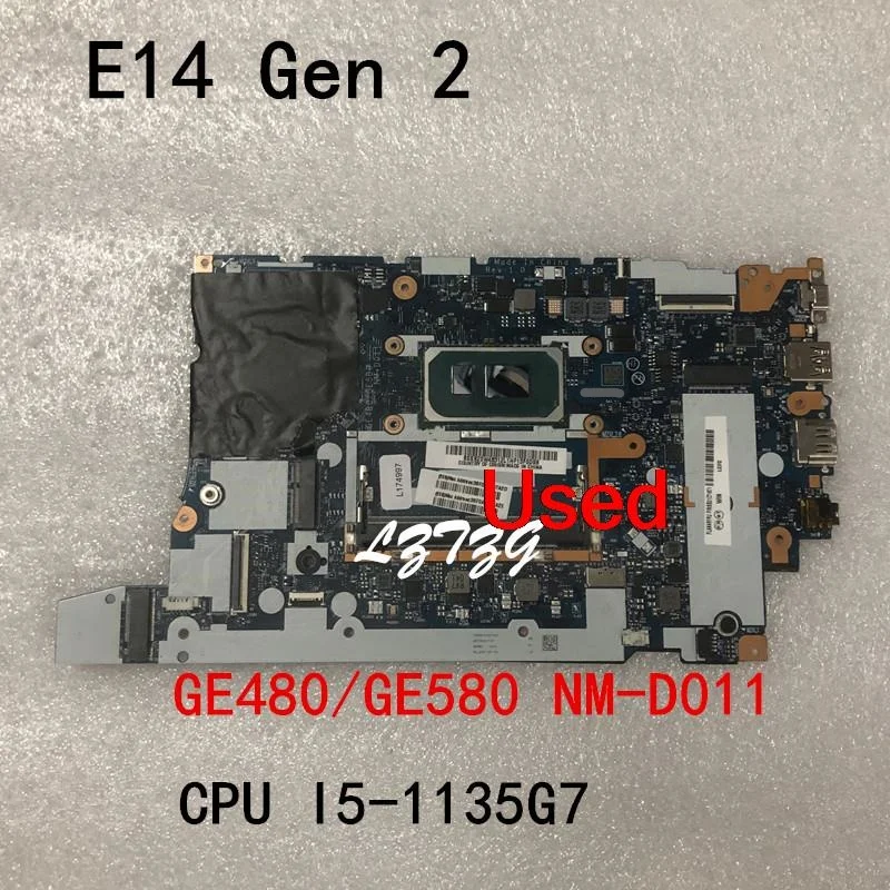 

NM-D011 For Lenovo ThinkPad E14 Gen 2 Laptop Motherboard mainboard CPU I5-1135G7 FRU 5B21C71870 5B21C71871 5B20Z48197