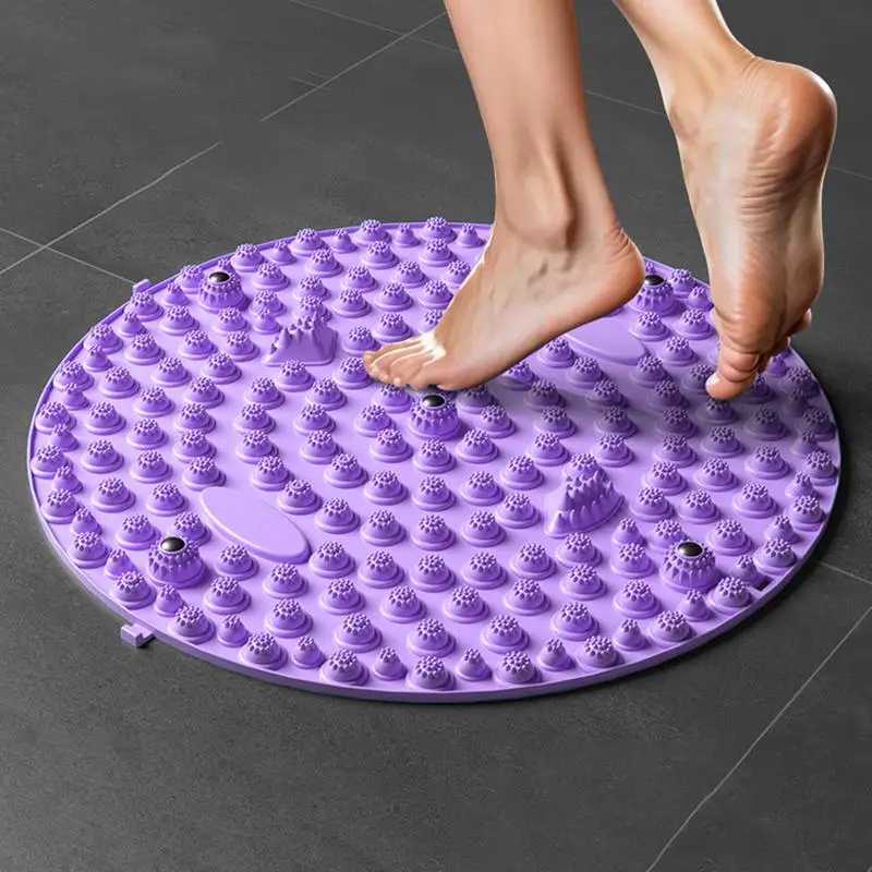 Foot Massage Mat Feet Massage Pad Relaxation Massage Mat Walk Stone Massage Tool Portable High Elasticity Acupoint Mat For