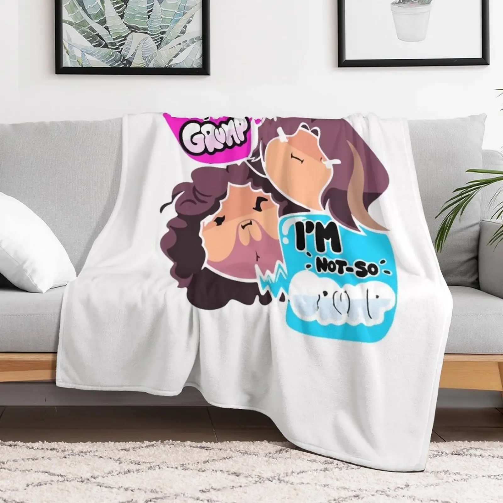 Game Grumps Throw Blanket Luxury Throw Thermals For Travel valentine gift ideas Soft Beds Blankets