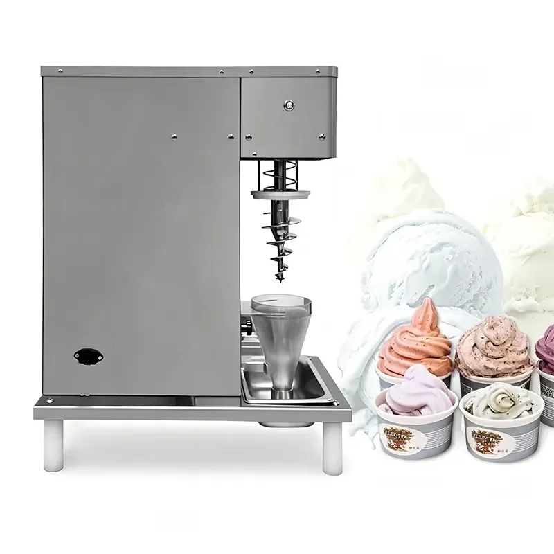 High Efficiency Electric Ice Cream Blender for Frozen Fruit and Milk