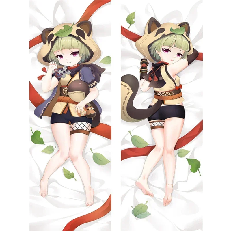 60X180cm Game Genshin Impact Sayu Dakimakura Case Hing Body Pillowcase Costume Otaku Throw Pillow Cover