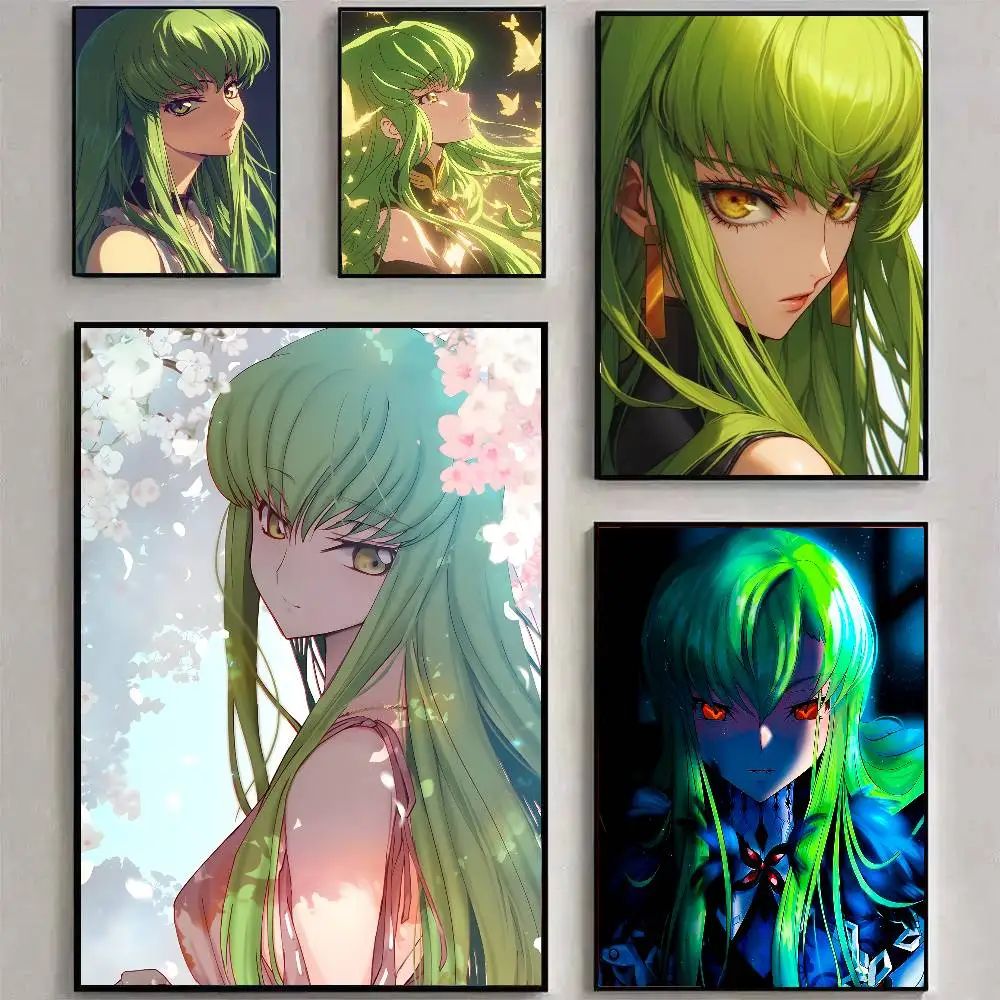 CODE GEASS Animation CODE GEASS Lelouch Of The Rebellion Art Sticky Wall Waterproof Home Living Room Bedroom Bar Aesthetic Deco