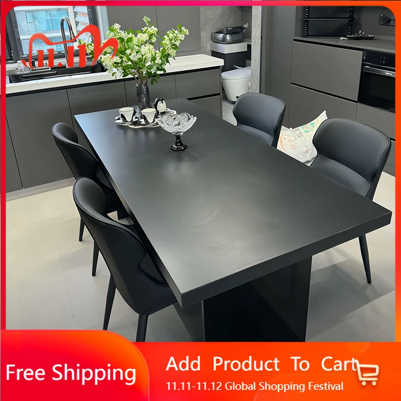 

Постмодернистский дизайнерский обеденный стол, письменная центральная консоль, обеденный стол, современный скандинавский сервис, уникальная мебель Muebles