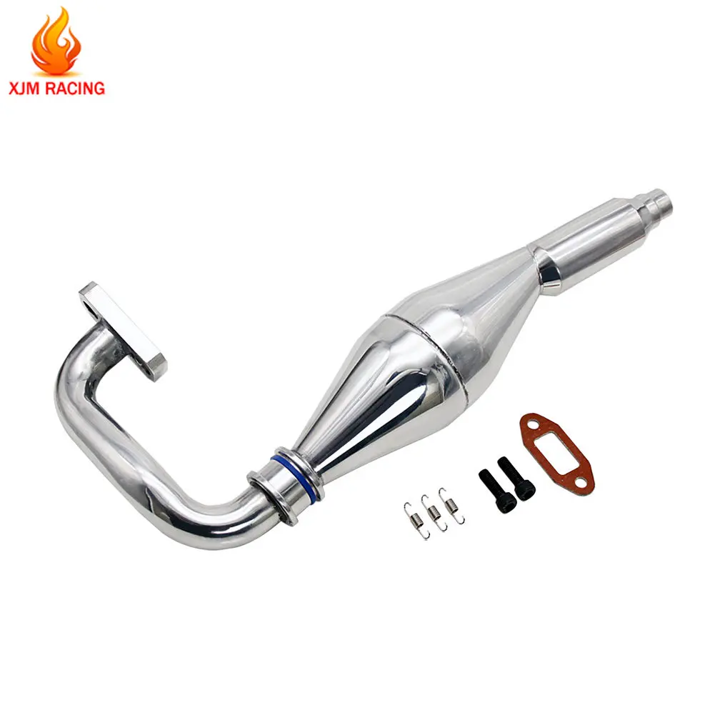 

Remote Control Car Tuned Pipe Exhaust Pipe Kit for 1/5 HPI FS Racing FG ROFUN ROVAN Big Monster Truck Rc Cars Parts