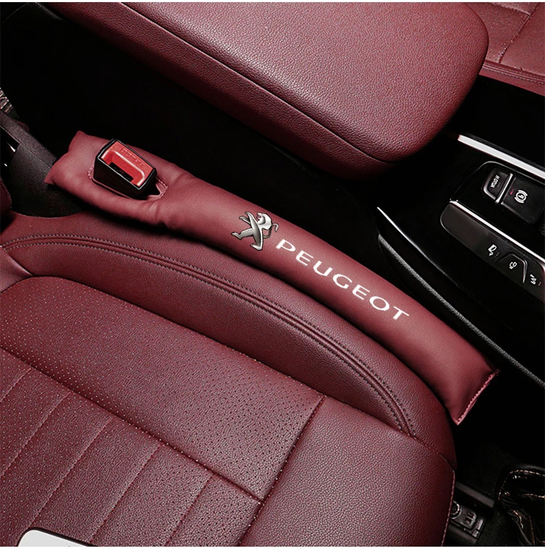 2 Stück Autositz-Lückenfüller, Seitennaht-Dichtungsstreifen für Peugeot 208 3008 308 2008 207 107 508 406 407 307 206 4008 – Detail 15