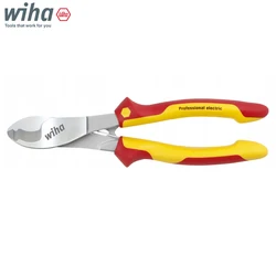 Wiha 43662 Cable Cutter Professional Electric 1000V Insulated with Switchable Opening Spring 210 mm