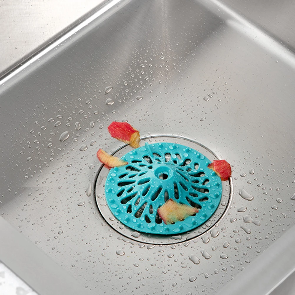 

Durable Floor Drain Cover Bathroom Kitchen Sink Protector Filter Tpr Material Hair Debris Blocker Easy Install Standard Fit