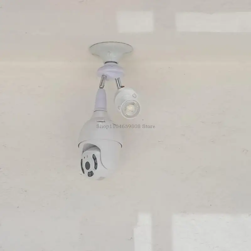 Multifunctional E27 to E27 Base Light Holder Lamp Bulb Socket Splitter Adapter