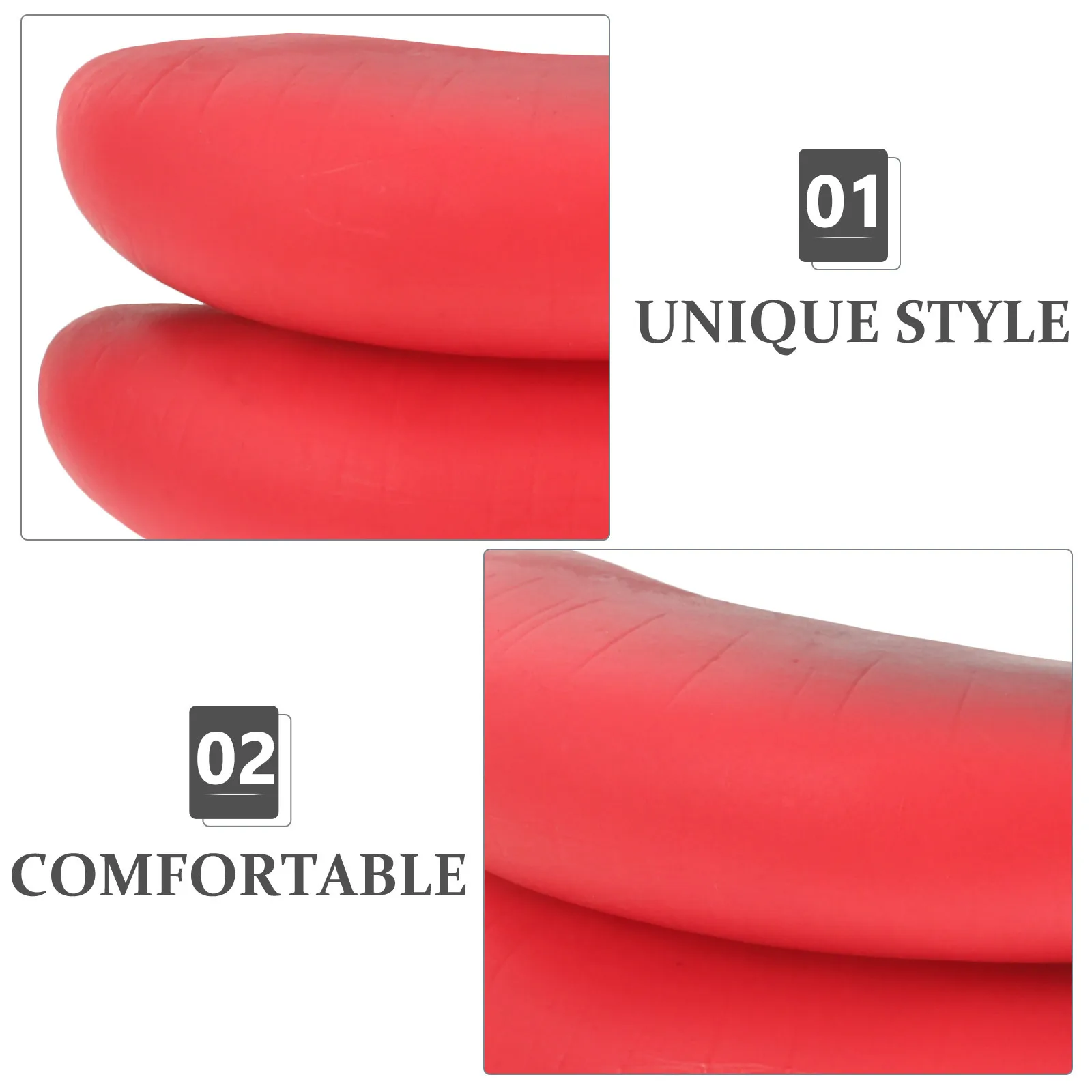 

1 комплект реквизита для больших розыгрышей, резиновая губа для April Fool's Day, вечеринки, маскарада, карнавала, косплея, красные губы, рот, хитрый реквизит