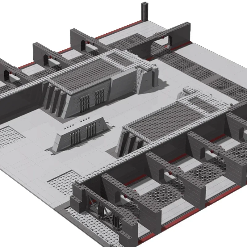 Estrela filme modelo moc tijolos de construção completa base militar tecnologia expansão blocos presentes brinquedos natal diy conjuntos montagem