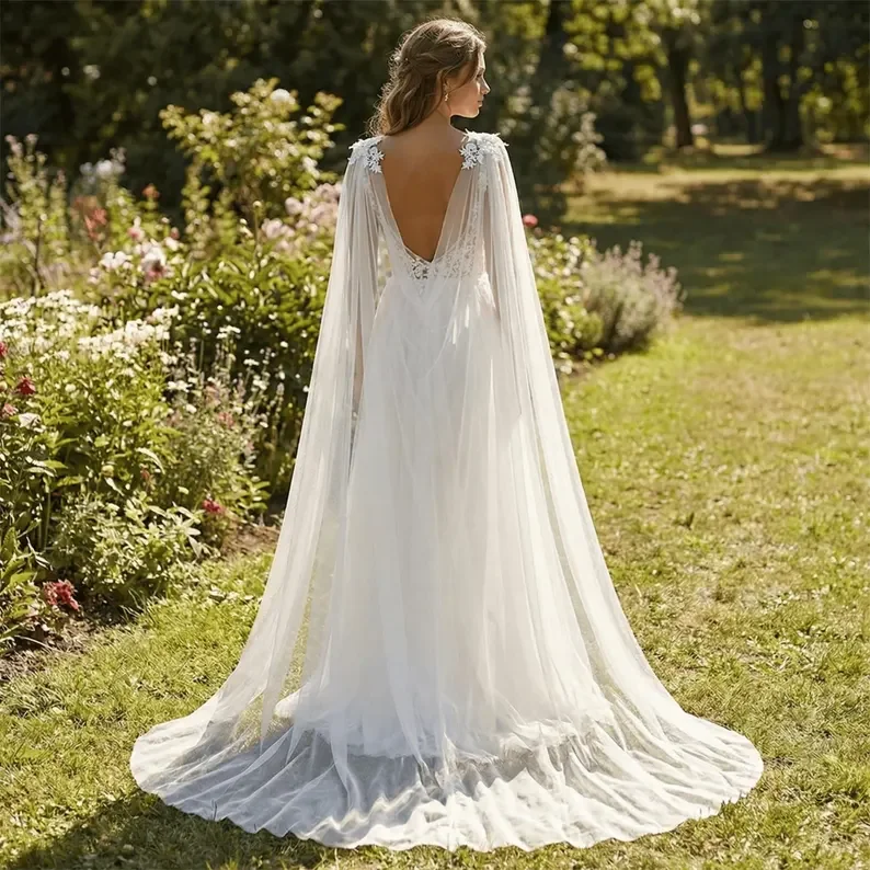 

Свадебные накидки из тюля с кружевными аппликациями 300 см с булавкой, накидки для невесты, женские свадебные шали, свадебные палантины