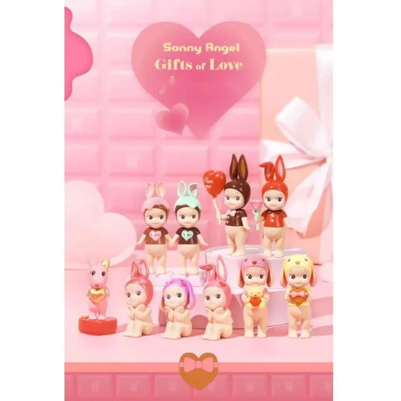 Sonny Angel Hippers For Phone Blind Gift  Gifts Of Love Serie Anime Figures Toys  Cute Cartoon Mystery Guess Gift For Kids