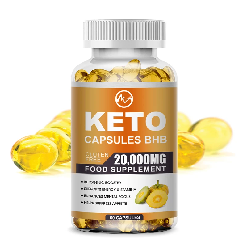 Minch Keto Capsules Body Management Supplement Vitamin For Adults Ketogenic Promotes Energy Boost Burning Fat & Focus 120Cap