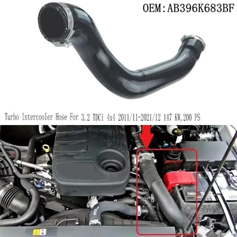 

Turbo Intercooler Hose Pipe For Ford Ranger Air Intercooler Hose Coolant Water Pipe AB396K683BF Intercooler Pipe-Boom