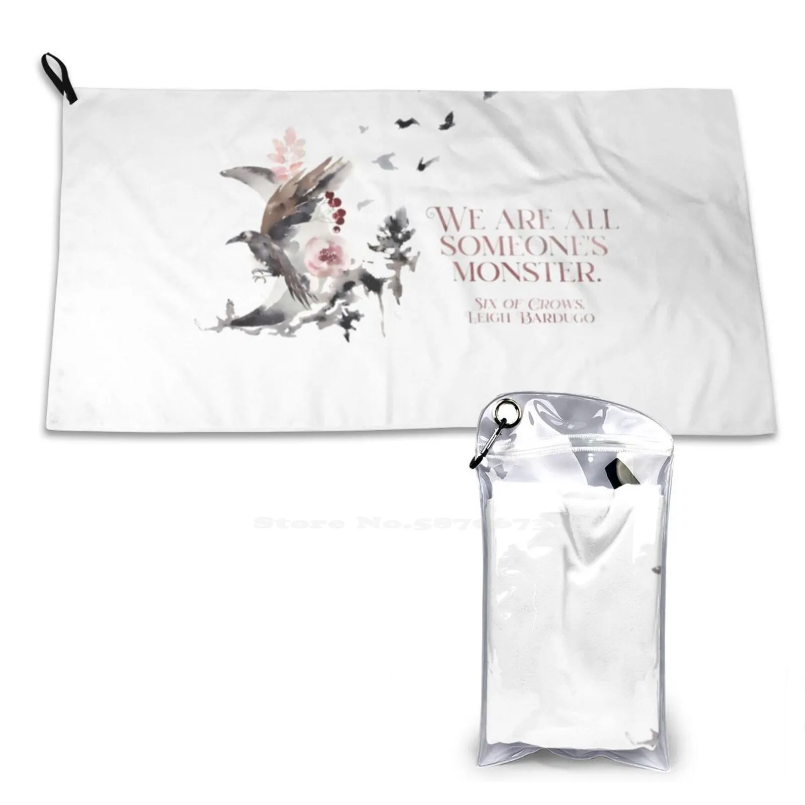 Six Of Crows | We Are All Someone' ; S Monster Soft Towel Quick Dry Beach Towel Six Of Crows Leigh Bardugo Young Adult