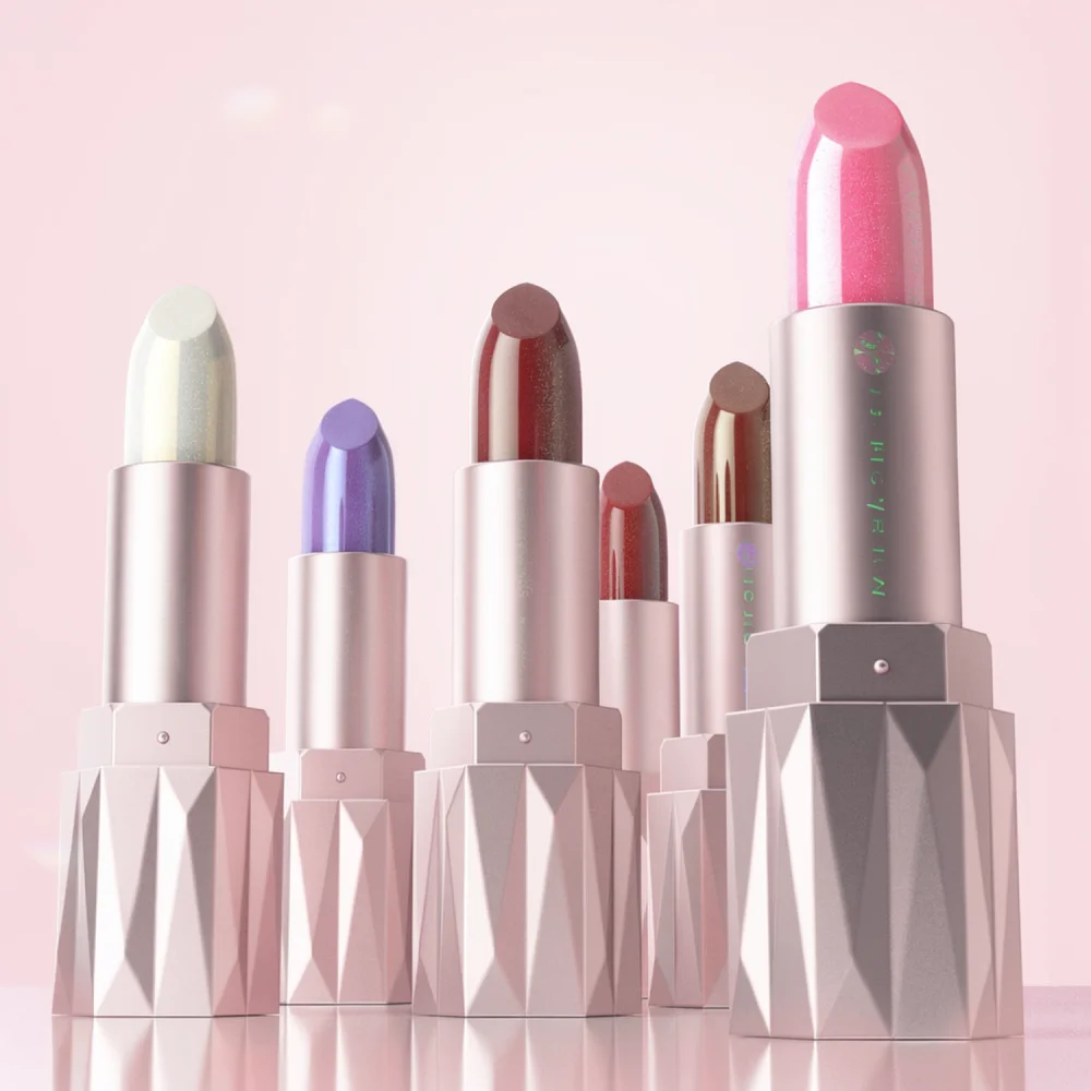 For Young Vision Lipstick Shimmer Pearl Lip Makeup Waterproof Moisturizing Long Lasting Smooth Pigmented Fashion Tool