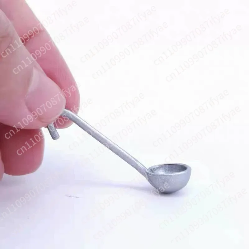 Mini Metal Shovel Spoon Model 1:12 Doll House Kitchen Accessories Pocket Food Play, Play House Toys