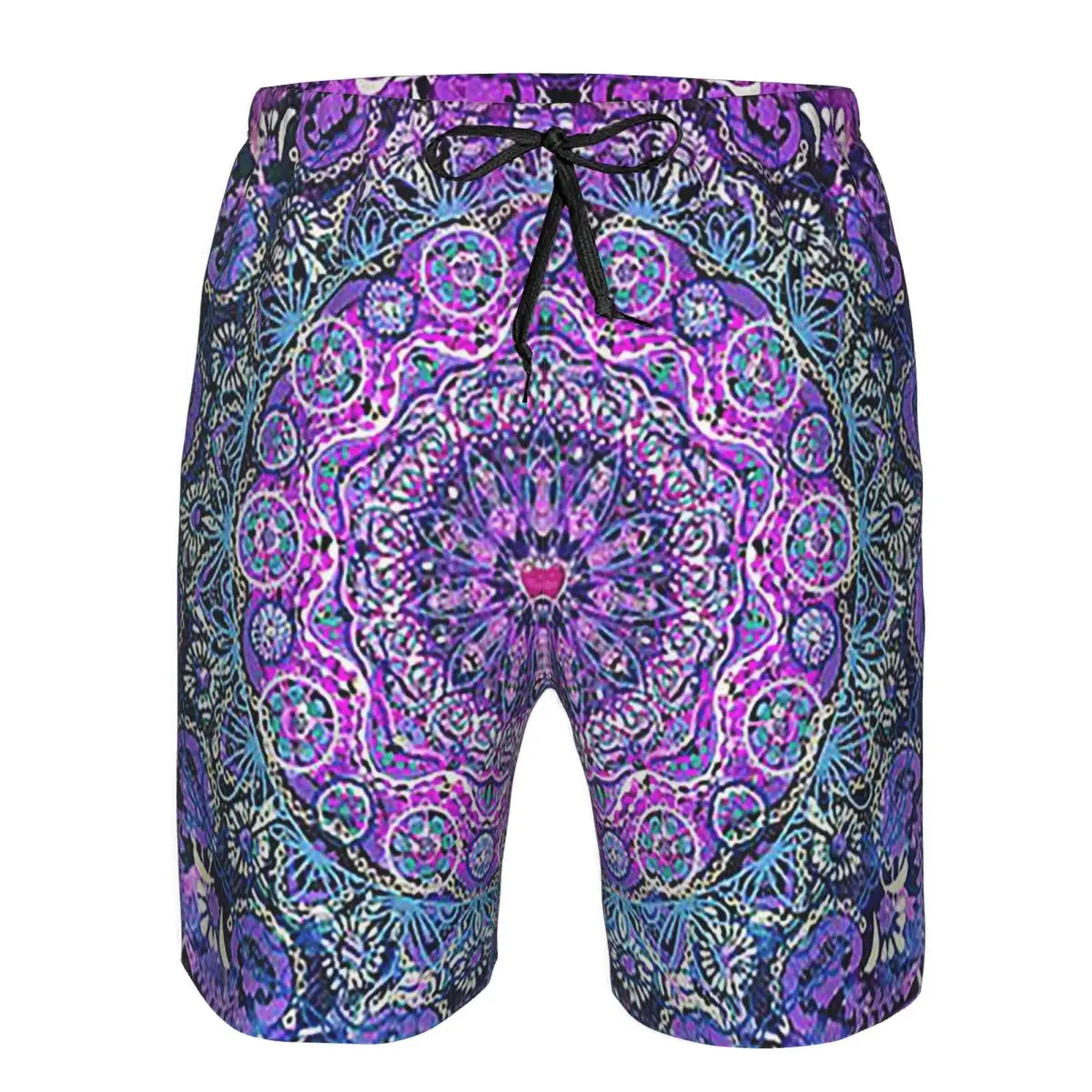 Cosmic Love Mandal Trunks Beach Board Shorts Casual Quick Dry Swim Summer Men Pants